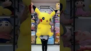 Giant Pikachu Plush Doll #pikachu #pokemon #pikachuplushie #pikachufan #gift #wishlist