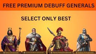 Evony Lucky Jackpot - Must check before selecting Premium Debuff General