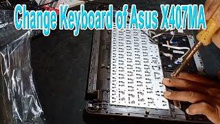 Change Keyboard of Asus X407MA