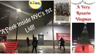 COME WITH US TO NYC’S 1ST LIDL STORE! | + Haul | A Very Rosario Vlogmas
