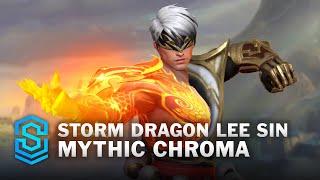 Storm Dragon Lee Sin Mythic Chroma Wild Rift Skin Spotlight