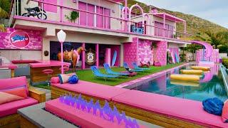 Take a video tour of Barbie and Ken's lifesize dollhouse in Malibu