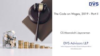 The Code on Wages, 2019 - Part II