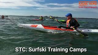 Kajak fahren Surfski fahren Technik lernen Surfski Training Camps auf der Ostsee Eckernförder Bucht