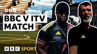 Richards, Keane, Ferdinand, Scott, Neville & more - BBC Sport v ITV match | Uefa Euro 2024