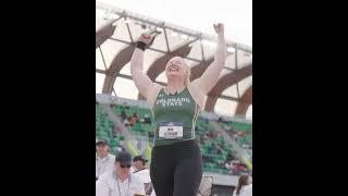 Mya Lesnar, daughter of Brock Lesnar, is the NCAA Women’s shot put champion (: @csutrackfieldxc/IG)