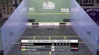  LIVE: Quarter-Final | [7] Yahya Elnawasany (EGY) v Abhay Singh (IND)