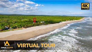 SOLD! #VIRTUALTOUR4K Beachfront House For Sale in Pochomil Viejo Nicaragua @ $330,000 USD #22512