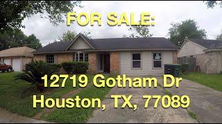 Houston HUD Homes -- HUD King tours 12719 Gotham Dr.