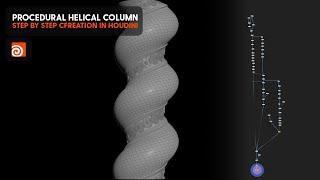 Procedural Helical Column in Houdini