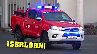 [ISERLOHN] - Einsatzfahrten Löschzug, MZF & mehr Berufsfeuerwehr + TLF 24/50 Freiwillige Feuerwehr!