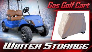 Gas Golf Cart Winter Storage Tips