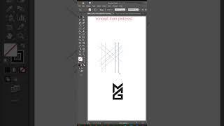 MG Letter Logo Illustrator Tutorial -#logodesign #logodesigner #logodesigns  #LetterLogo #monogram