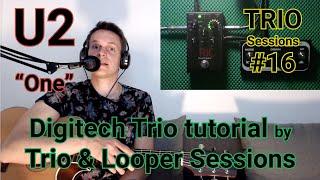 TRIO Sessions #16 - " U2 - One " - Digitech Trio tutorial by Trio & Looper Sessions