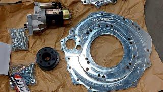 TDConversions VW TDI to Toyota 4.0L Tacoma, 4runner, FJ Cruiser transmission adapter plate unboxed