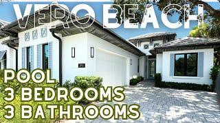 3 Bedrooms with Pool New Construction Model Home Tour Vero Beach Florida