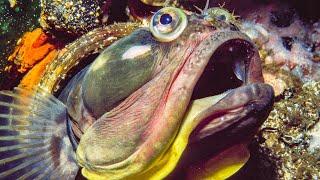 Sarcastic Fringehead Fights For Territory | Life | BBC Earth