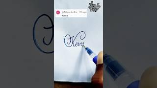 stylish name | Kevin | sk cursive art | how to make a stylish name | stylish signature