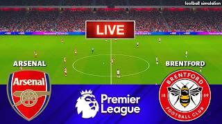 Arsenal vs Brentford - Premier League 2025 || Live Football Match | PES 21