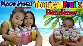 Mogu Mogu All Flavors Tropical Fruits Honest Review by:Yuna & Kenji | Learning fruits for kids