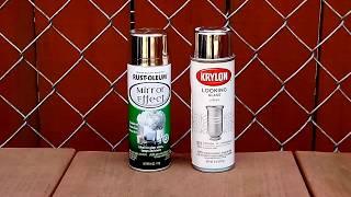 Krylon vs Rustoleum Mirror Spray Paint Comparison