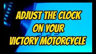 HOW TO RESET THE CLOCK ON A VICTORY MOTORCYCLE