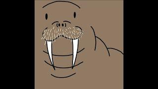 바다코끼리( #walrus ) 친구 그리기 #shorts