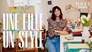 Inside painter Nina Koltchitskaia's romantic Paris apartment | Une fille, un style | Vogue Paris