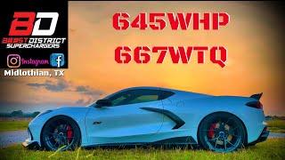 Supercharged C8 Corvette - Dyno Pulls & Power Numbers