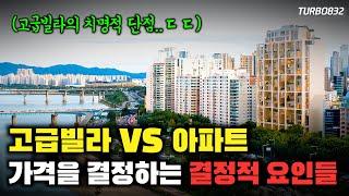 고급빌라 VS 아파트 / 고급빌라는 왜 아파트보다 가격이 오르지 않을까?