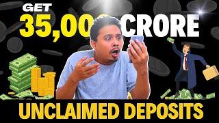 Find ₹35,000 Crore Unclaimed Deposits using RBI's UDGAM Portal | How to Claim Your Lost Deposits