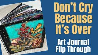 ART JOURNAL FLIP THROUGH #artjournal #mixedmedia