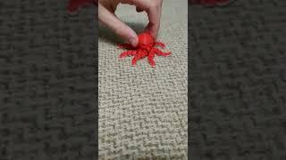 осьминог на 3д принтере octopus on a 3d printer