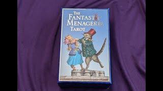 Fantastic Menagerie Tarot - 4K Flip Through - Cold Stamped 2nd Edition