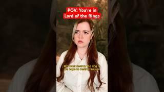 The ring isn’t the only thing that’s tempting *smirks in a cool way* #skit #comedy #lotr #tolkien