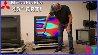 The Biggest CRTs still in use:  The Mitsubishi 40" Tube TV