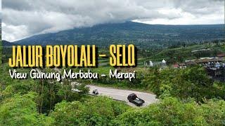 JELAJAH DESA LERENG GUNUNG MERAPI MERBABU #2 | Jalur Boyolali Selo melintasi view 2 gunung