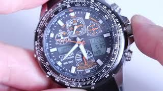 HOW TO SET THE TIME Citizen Promaster Skyhawk Time Setting U600