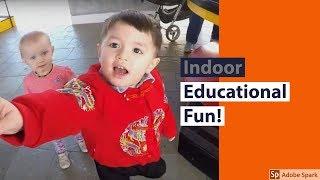 INDOOR EDUCATIONAL FUN WITH FRIENDS at the Exploration Place - Kids Videos for Kids