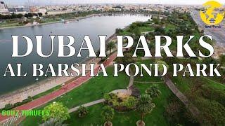 AL BARSHA POND PARK  DUBAI     #4k |#dubai| #parks| #public parks in dubai