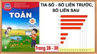 Toán lớp 2 chân trời sáng tạo trang 28-30 |Tia số số liền trước số liền sau