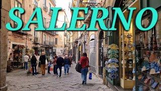 ️ Salerno,  Italy  2024 ️   [ 4K HDR ]  Walking Tour    #italy   #walkingtour