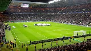 Amazing Atmosphere Celtic Park, Champions League Hymne, Celtic Glasgow-tv FC Bayern München,  31.11.