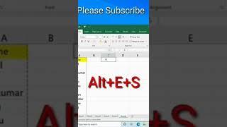 Excel trick convert data from row to colum #exceltips #excel #viralshort