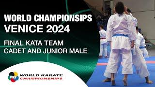 JAPAN | TEAM KATA CADET AND JUNIOR MALE FINAL | JAPAN VS PORTUGAL | WORLD KARATE FEDERATION