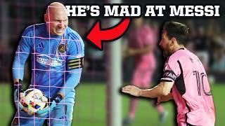 Lionel Messi gets a goalkeeper shoved into the net, a breakdown