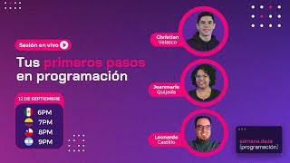 Semana de la Programación: Tus primeros pasos en programación