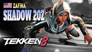 SHADOW 20Z (Zafina)  Pro Player - Top Player - Rank - Tekken 8 - God of Destruction - Ranked Match