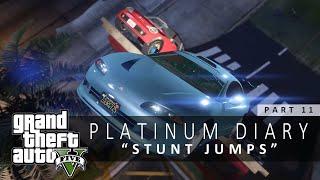 GTA 5  Platinum Diary #11 "Show Off" 50 Stunt Jumps