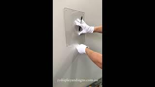 How to Install Acrylic Sign Holder